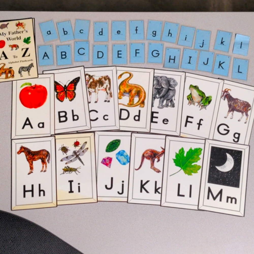 3 sets Alphabet flashcards